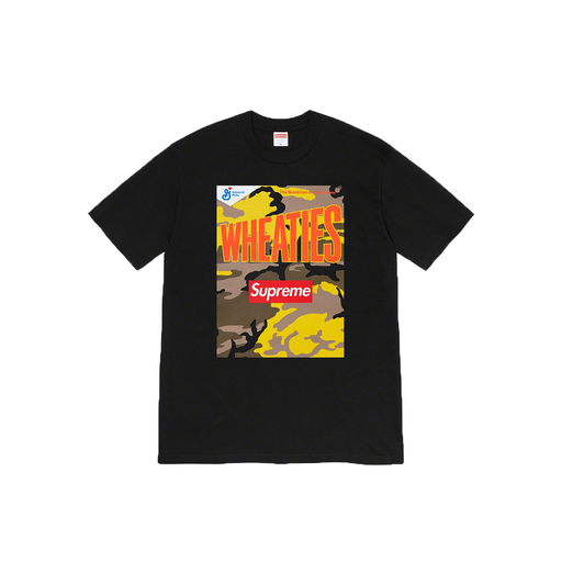 Supreme Wheaties Tee Black (SS21)