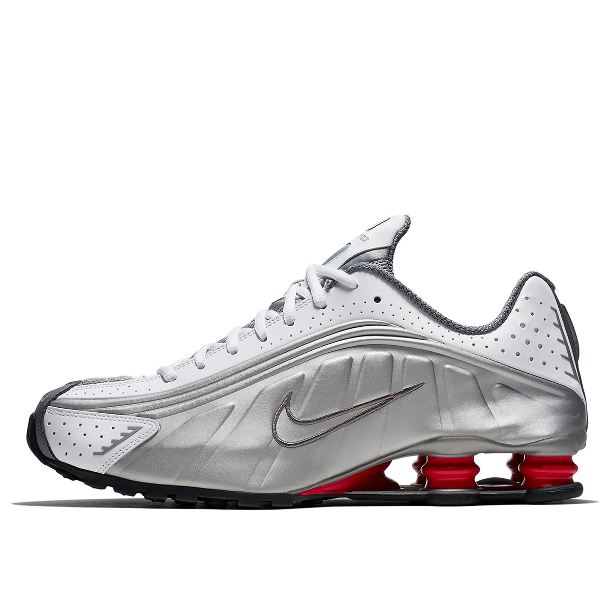 Nike Shox R4 White Metallic Silver sneaker – authenticated on KLEKT