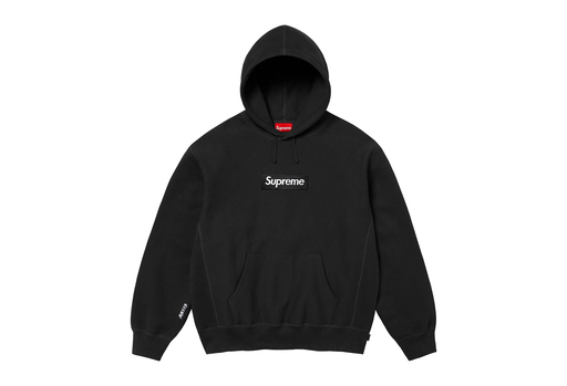 Supreme Box Logo Hooded Sweatshirt 'Black' (FW25) – authenticated on KLEKT