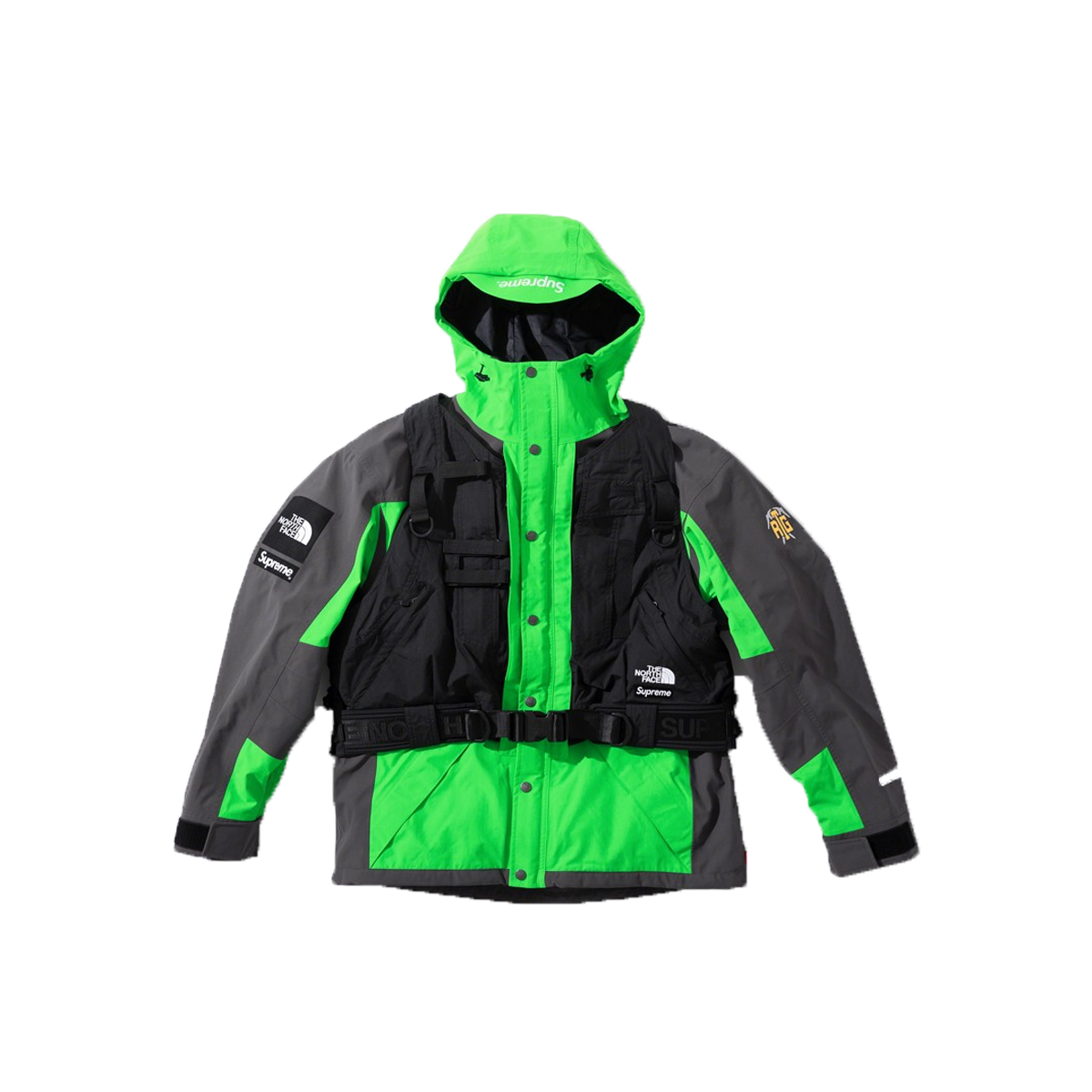 Supreme x The North Face RTG Jacket + Vest Bright Green (SS20) sneaker – authenticated on KLEKT