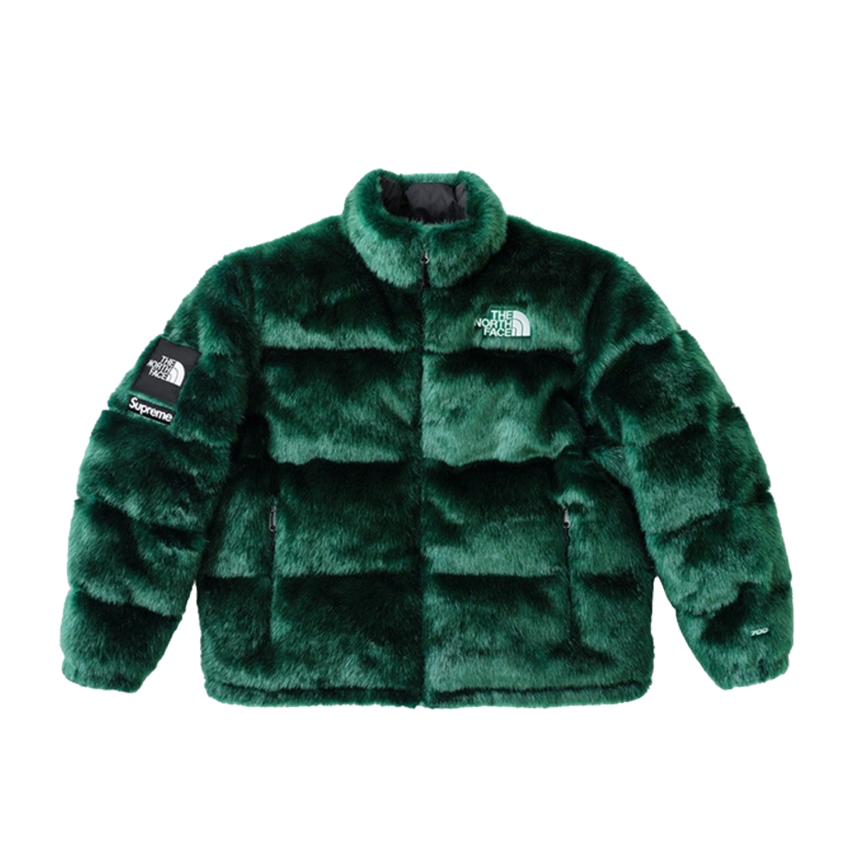 Supreme The North Face Faux Fur Nuptse Jacket Green (FW20) sneaker – authenticated on KLEKT