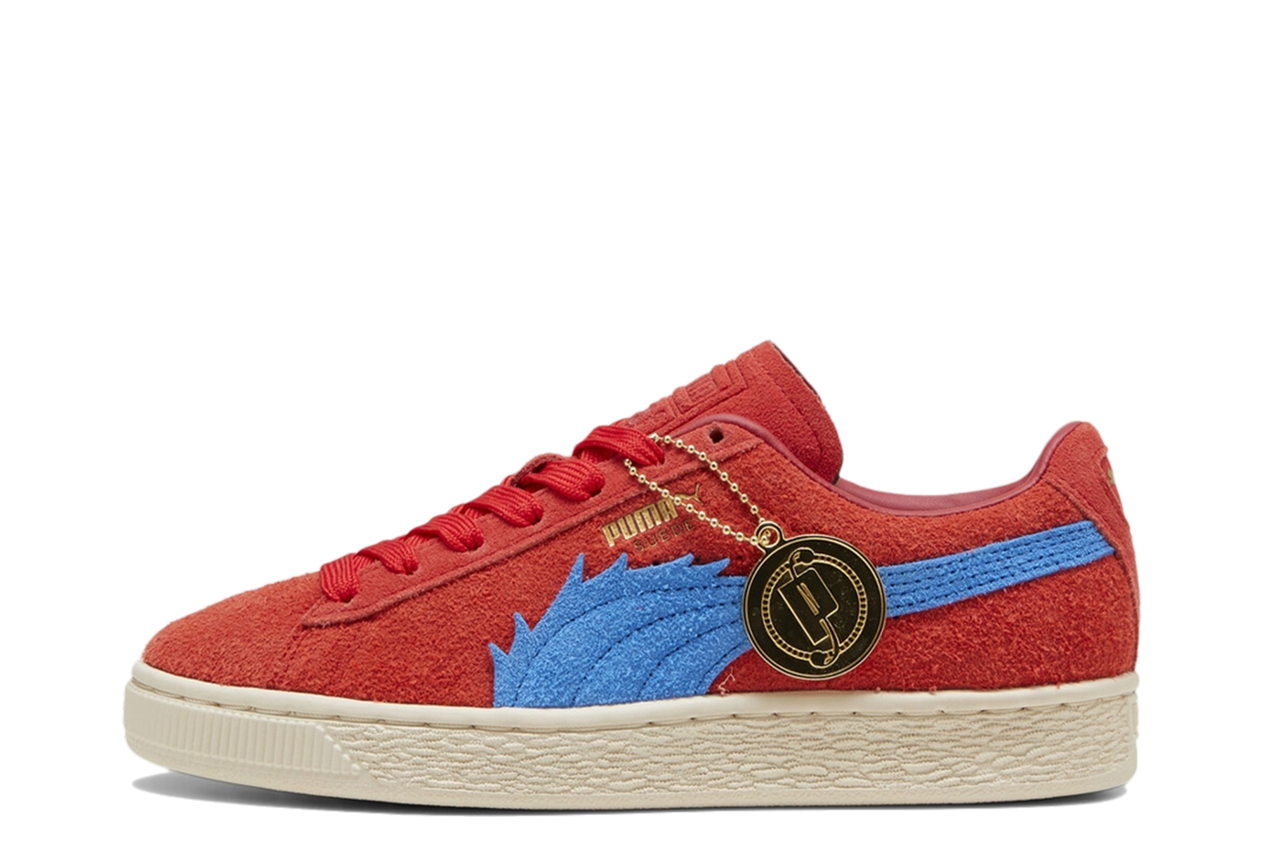 Puma x One Piece Suede GS 'Buggy' (2024) For All Time Red/Ultra Blue sneaker – authenticated on KLEKT