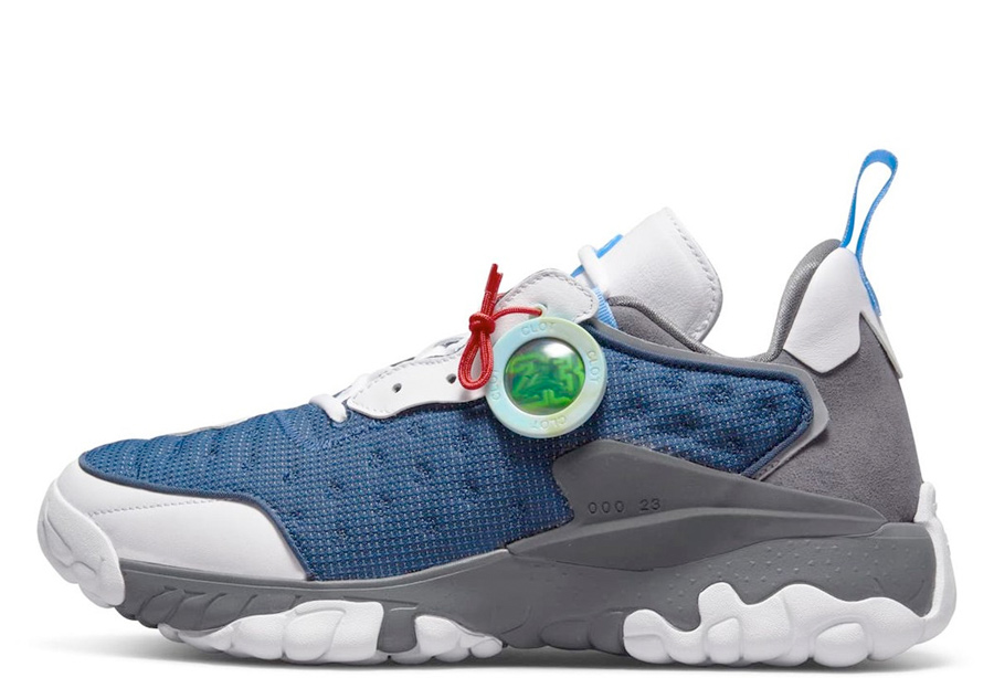 Air Jordan x CLOT 2 Delta 'Flint' (2022) White/French Blue/Grey sneaker – authenticated on KLEKT