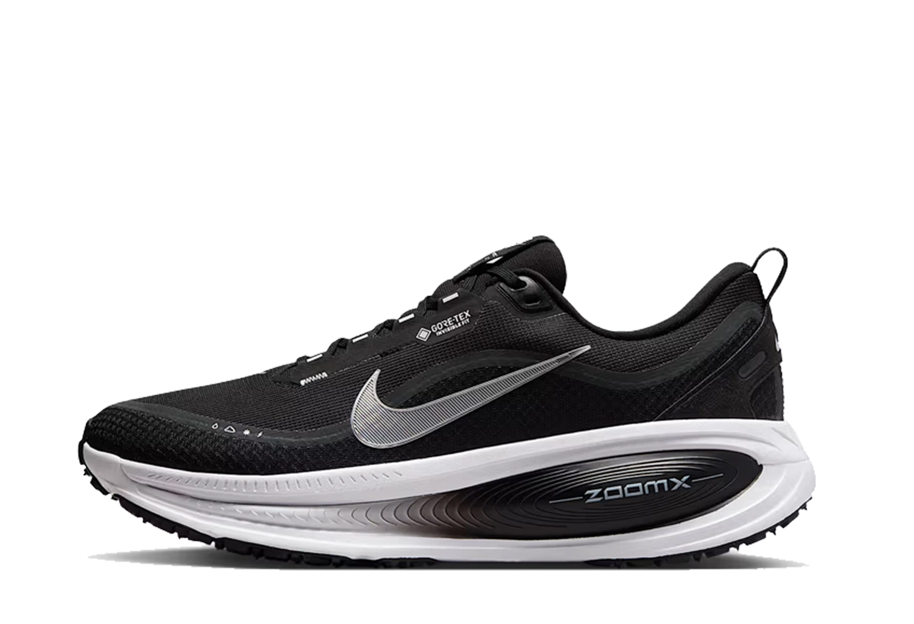 Nike Vomero 18 GORE-TEX 'Black & White' (2025) Black/Anthracite/White/Metallic Silver sneaker – authenticated on KLEKT