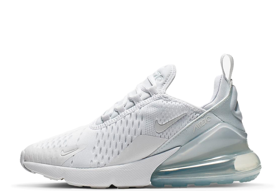 Nike Air Max 270 GS White Metallic Silver (2022) Silver/White sneaker – authenticated on KLEKT