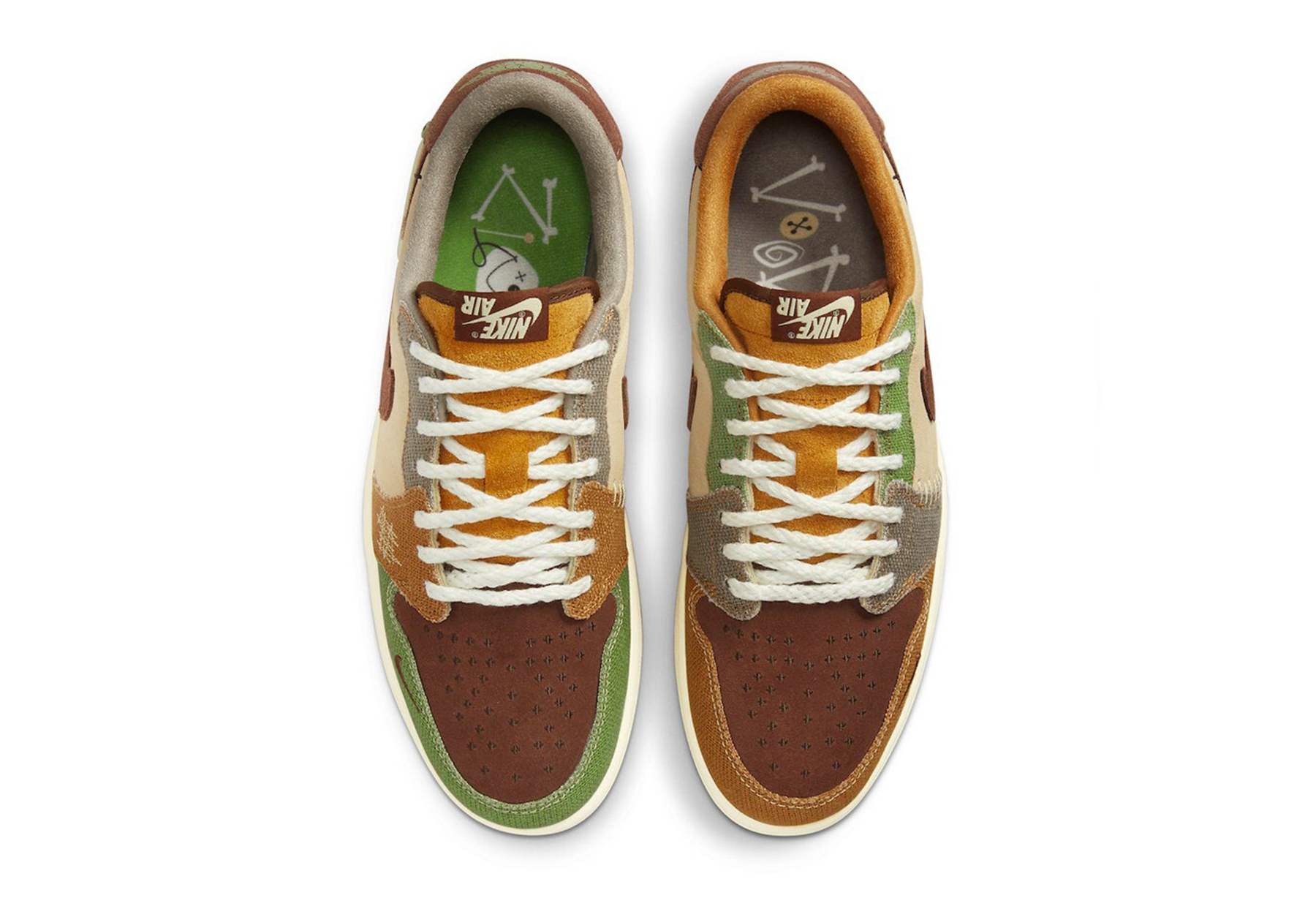 Air Jordan 1 x Zion Williamson Retro Low OG 'Voodoo' (2022) FLAX/MUSLIN-FAUNA BROWN-OIL GREEN-SESAME-MOON FOSSIL  sneaker – authenticated on KLEKT