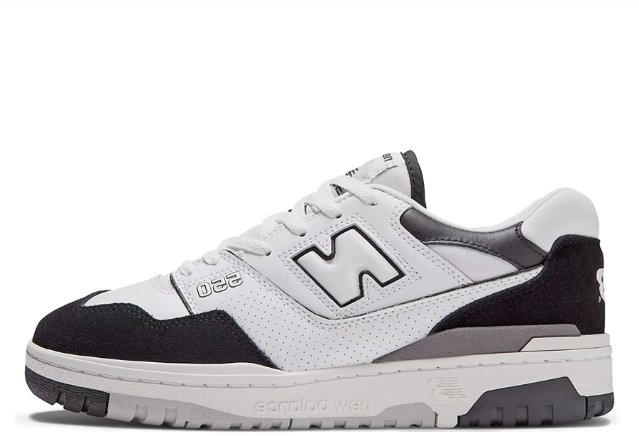 New Balance 550 'White Black Grey' (2022) Black/Grey/White sneaker – authenticated on KLEKT
