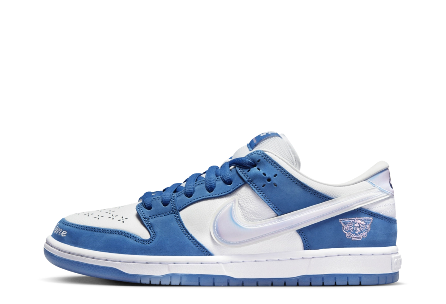 Nike SB x Born x Raised Dunk Low 'One Block at a Time' (2023) Blue/White/Pink sneaker – authenticated on KLEKT