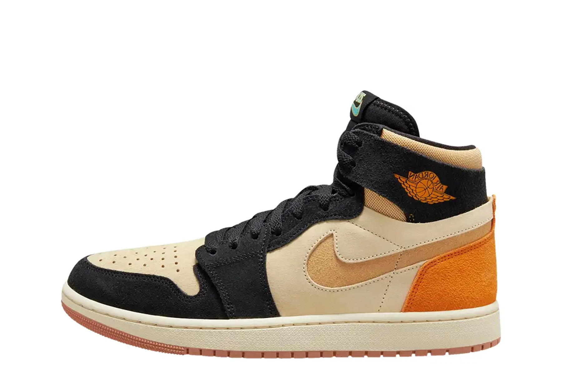 Air Jordan 1 High Zoom CMFT 2 Gold Black Orange (2023) GOLD/BLACK/ORANGE sneaker – authenticated on KLEKT