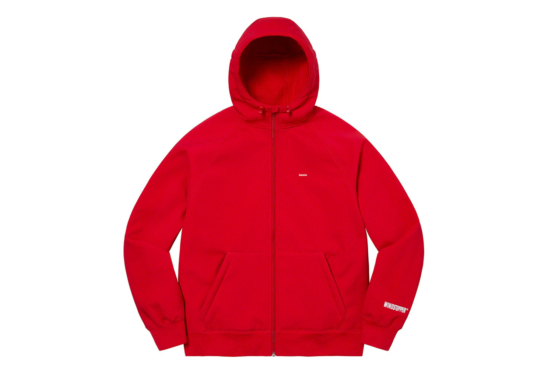 Supreme WINDSTOPPER Zip Up Hooded Sweatshirt Red (FW22) RED sneaker – authenticated on KLEKT