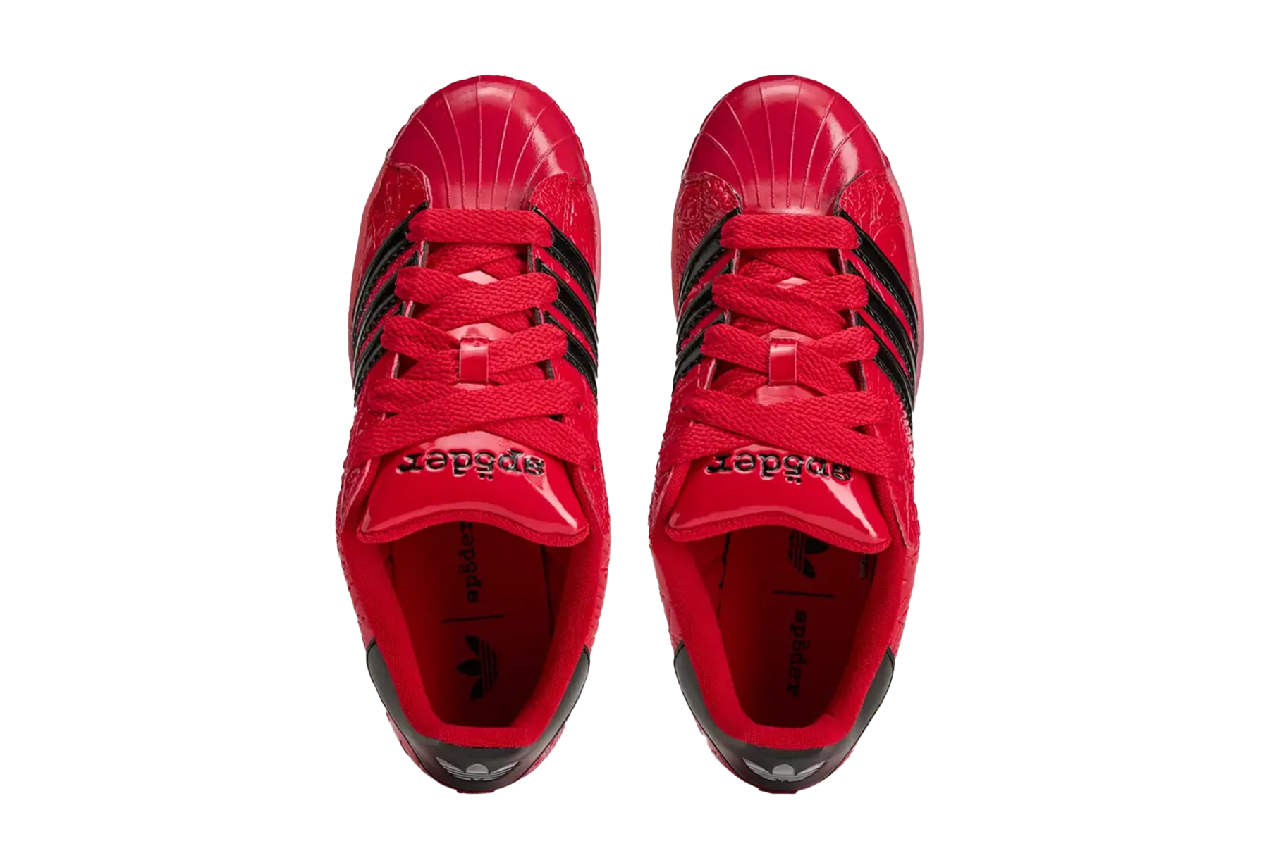 Adidas x Sp5der Superstar 'Red Black' (2026) RED/BLACK sneaker – authenticated on KLEKT