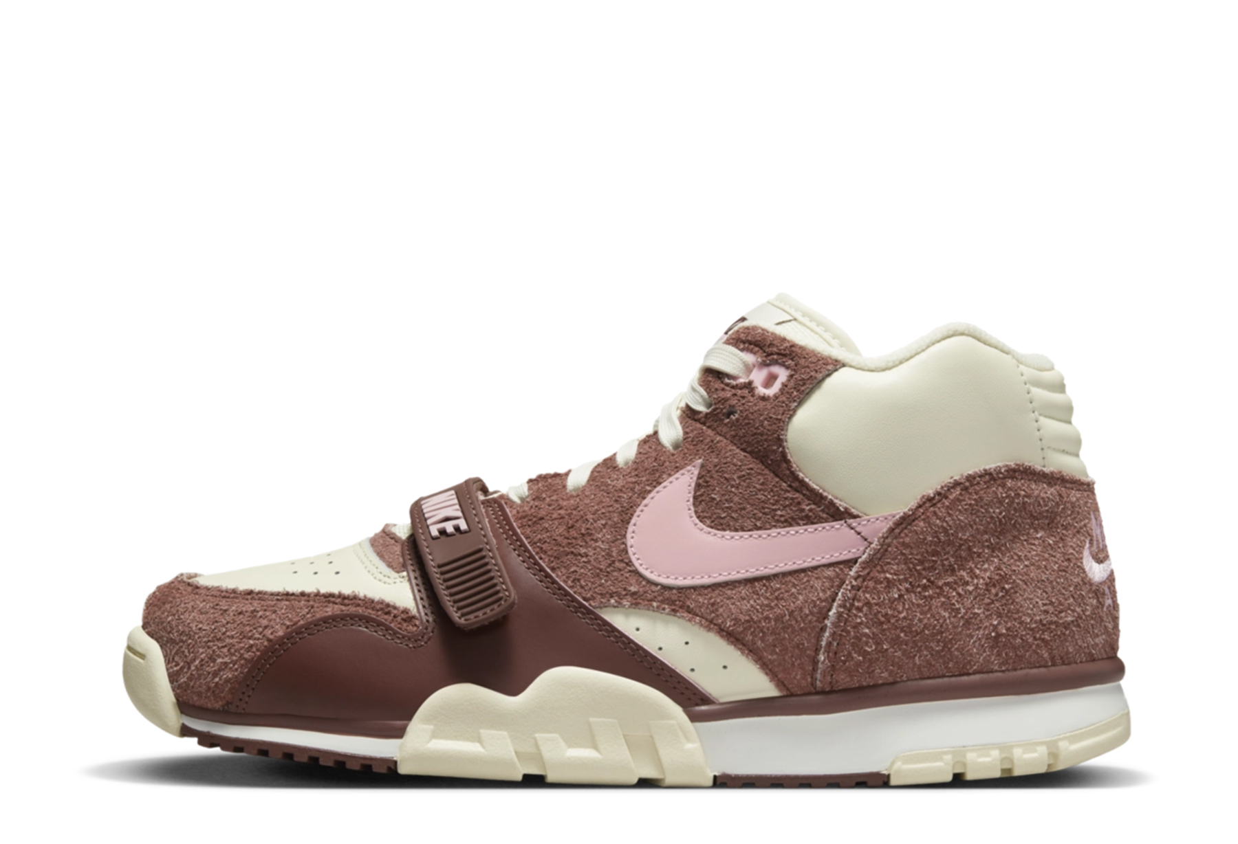 Nike Air Trainer 1 'Valentine’s Day' (2023) Dark Pony/Medium Soft Pink/Coconut Milk sneaker – authenticated on KLEKT
