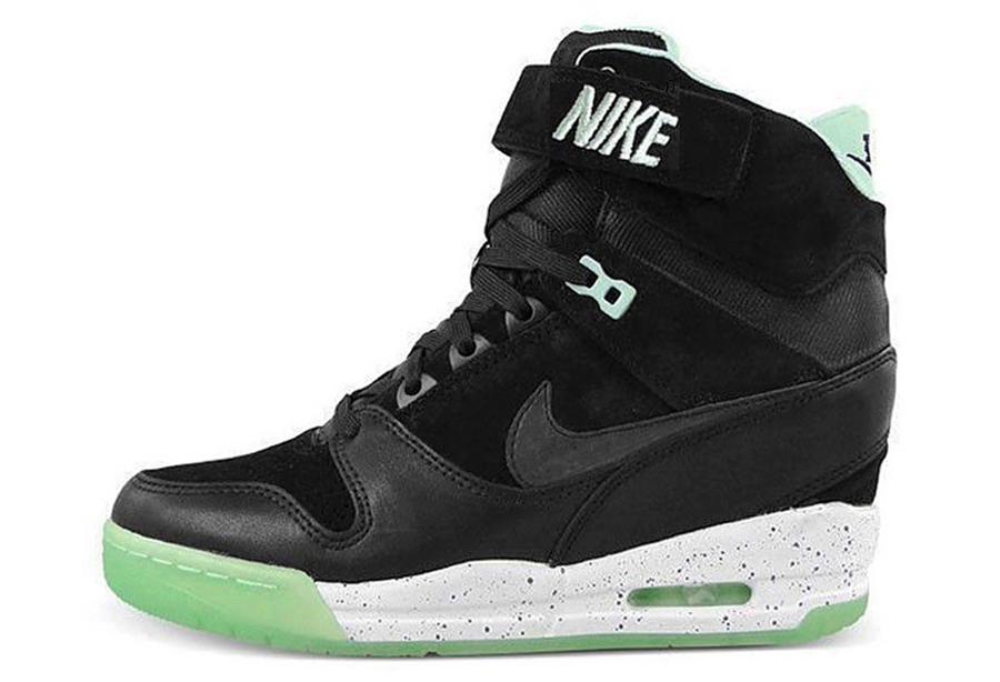Nike Air Revolution Sky Hi QS 'Loverution Pack' Black/Arctic Green BLACK/ARCTIC GREEN sneaker – authenticated on KLEKT
