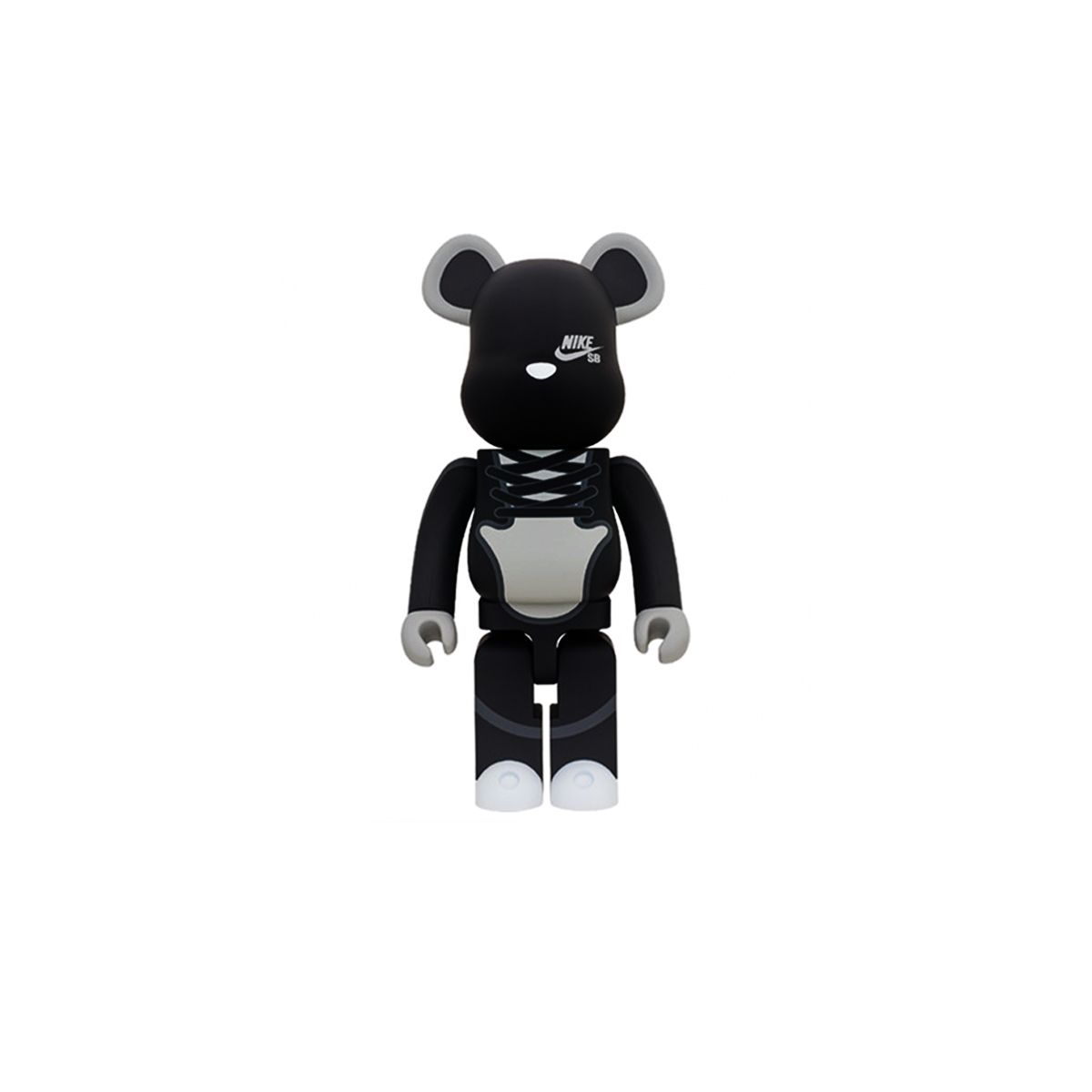 Bearbrick Nike SB 1000% Bearbrick (2017) Black / Grey sneaker – authenticated on KLEKT