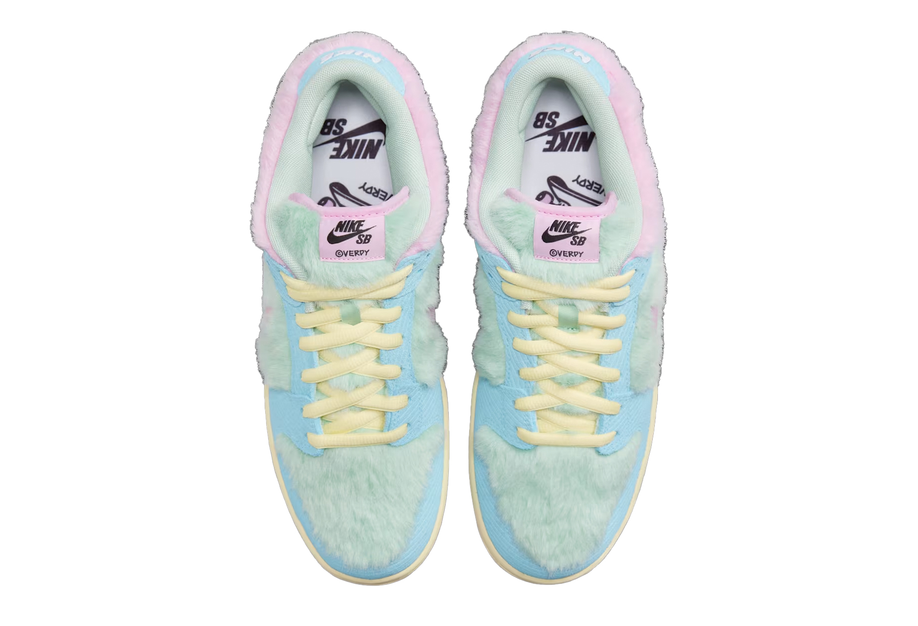 Nike SB x VERDY Dunk Low 'Visty' (2024) Blue Gaze/Light Arctic Pink/Bicycle Yellow sneaker – authenticated on KLEKT