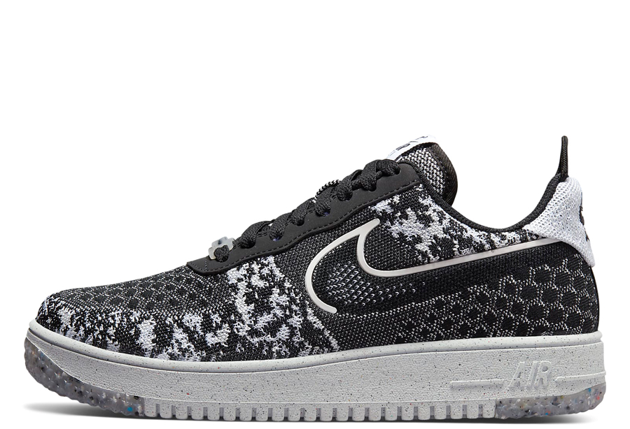 Nike Air Force 1 Crater Flyknit Black Pure Platinum (2022) black/platinum grey sneaker – authenticated on KLEKT