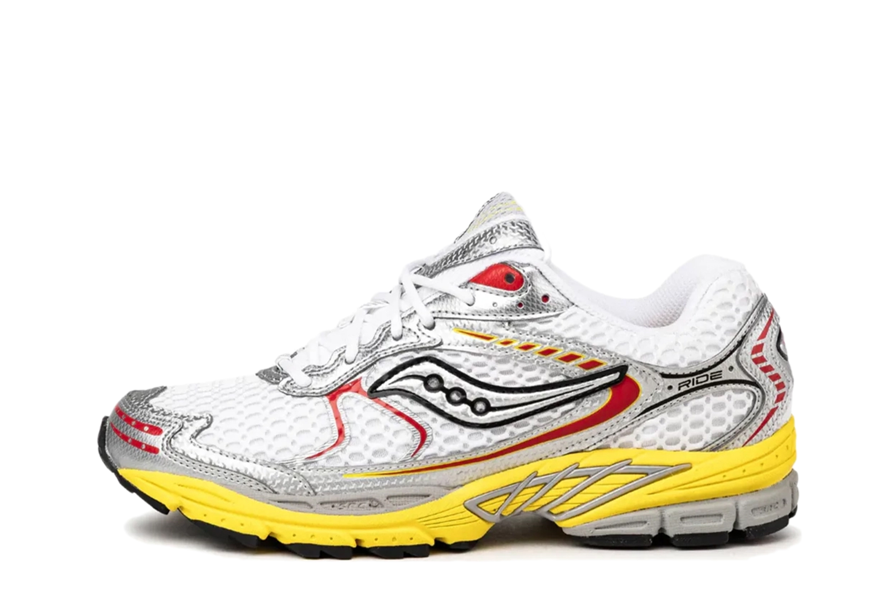 Saucony Pro Grid Ride 1 'White & Buttercup' (2026) White/Buttercup sneaker – authenticated on KLEKT