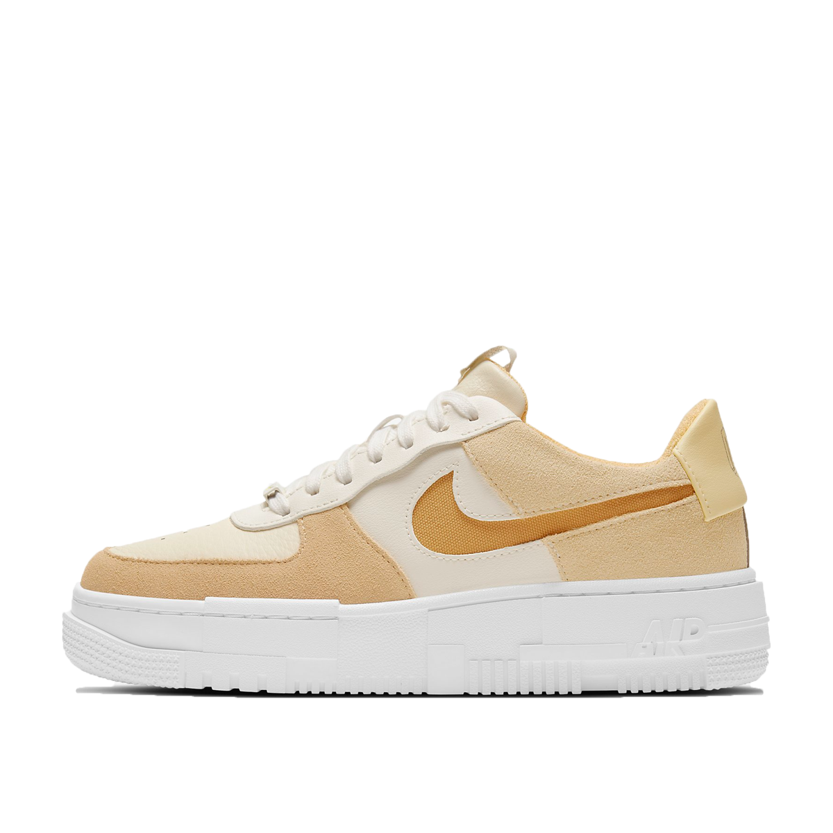 Nike Air Force 1 WMNS 'Pixel Sail Tan' (2021) SAIL/BUCKTAN/COCONOT MILK/LEMON DROP/WHITE sneaker – authenticated on KLEKT