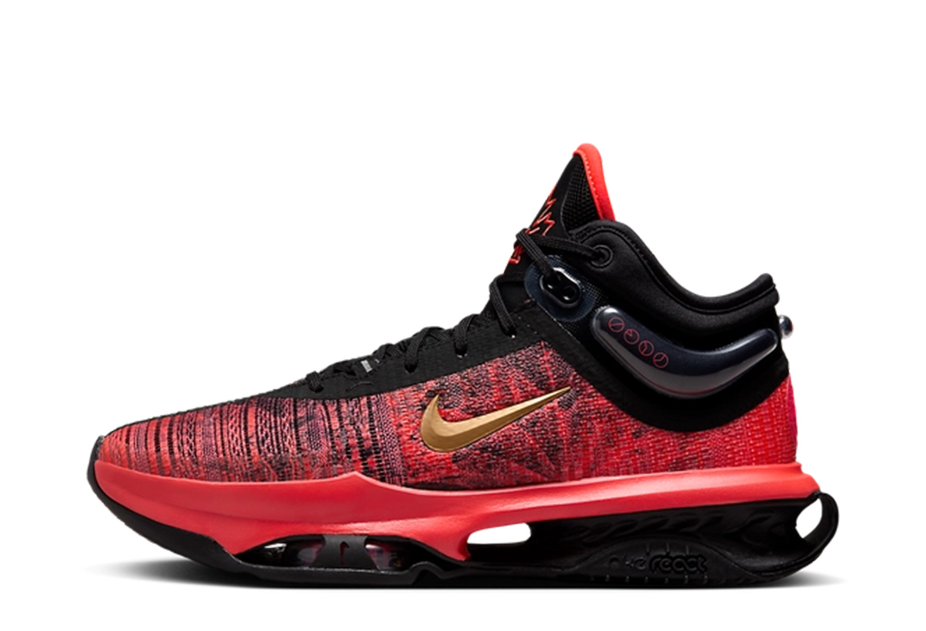 Nike x Shaedon Sharpe GT Jump 2 'Canadian Roots' (2024) Red/Black/Gold sneaker – authenticated on KLEKT