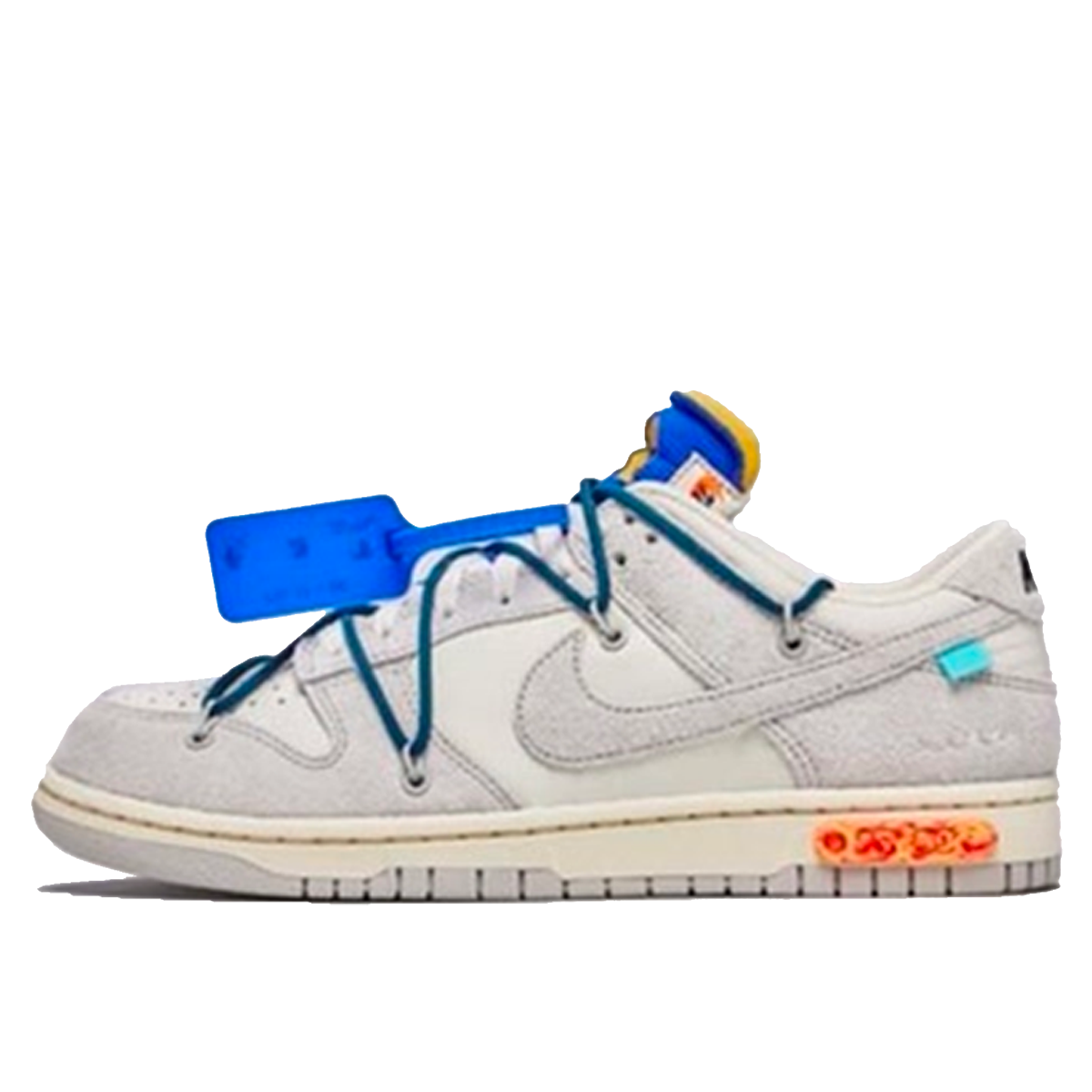 Nike x Off-White Dunk Low 'Lot 16' (2021) Sail/Neutral Grey-Nightshade sneaker – authenticated on KLEKT