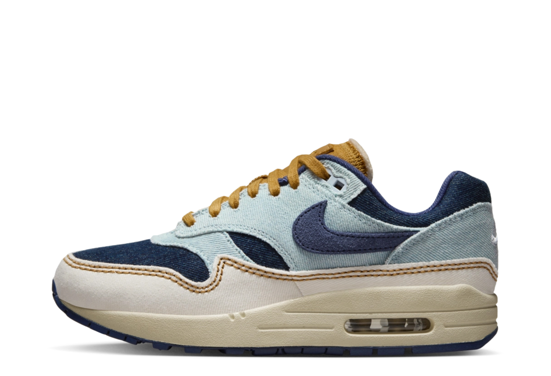 Nike Air Max 1 WMNS 87 Denim 'Aura' (2023) Aura/Midnight Navy sneaker – authenticated on KLEKT