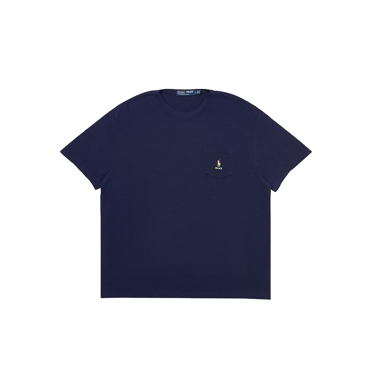 Palace x Polo Ralph Lauren Waffle Pocket T-Shirt French Navy (FW18) sneaker – authenticated on KLEKT