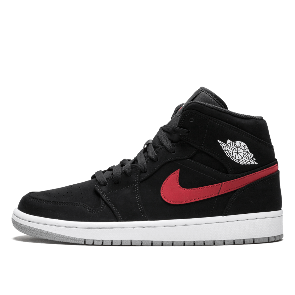 Air Jordan 1 Mid 'Multi-Color Swoosh Black' (2018) sneaker – authenticated on KLEKT