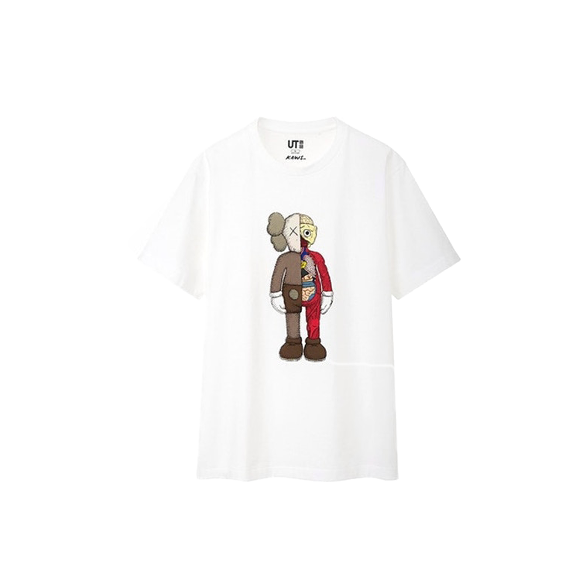 Kaws x Uniqlo Flayed Tee (Japanese Sizing) White (SS19) WHITE sneaker – authenticated on KLEKT