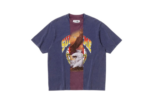 Supreme x MM6 Maison Margiela Split S/S Top 'Blue' (SS26) – authenticated on KLEKT