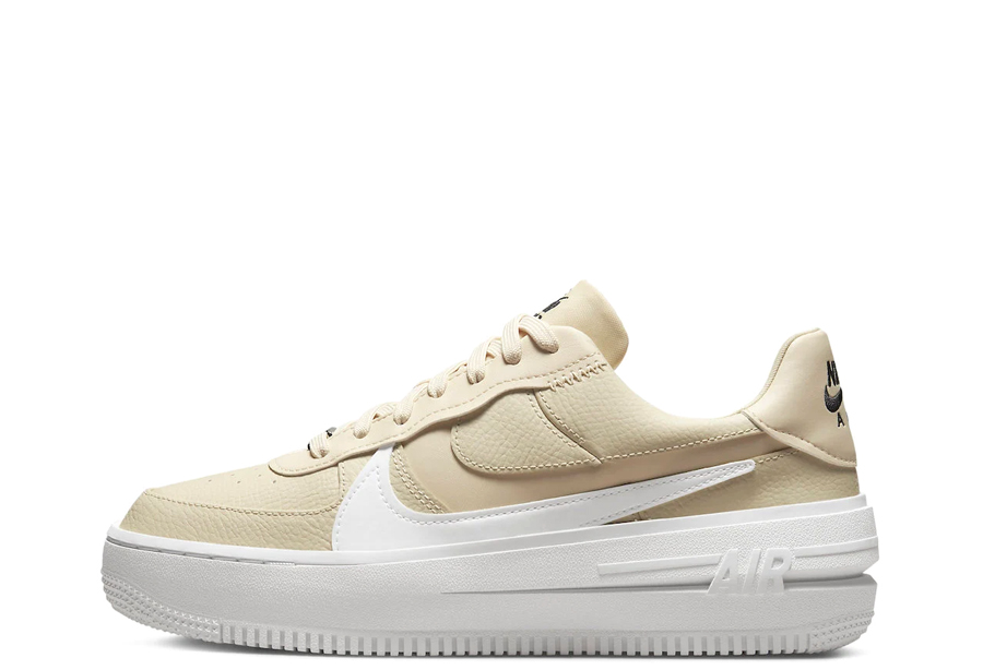 Nike Air Force 1 WMNS PLT.AF.ORM Fossil (2022) tan/white sneaker – authenticated on KLEKT