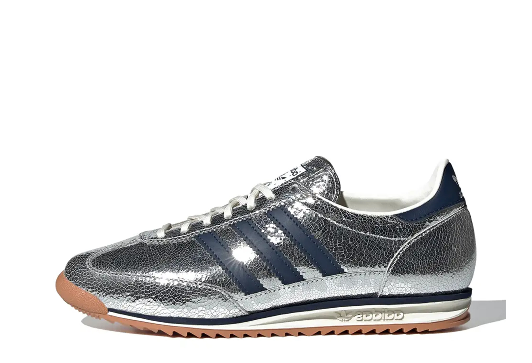 Adidas SL 72 OG 'Silver Metallic Navy' (2024) SILVER/METALLIC NAVY sneaker – authenticated on KLEKT