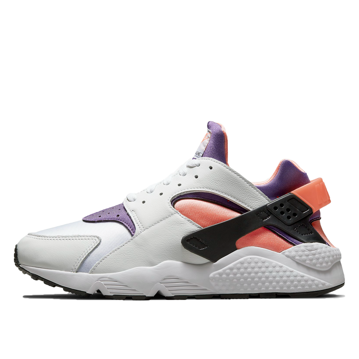 Nike Air Huarache 'Bright Mango' (2021) WHITE/BRIGHT MAMG/PURPLE/BLACK sneaker – authenticated on KLEKT