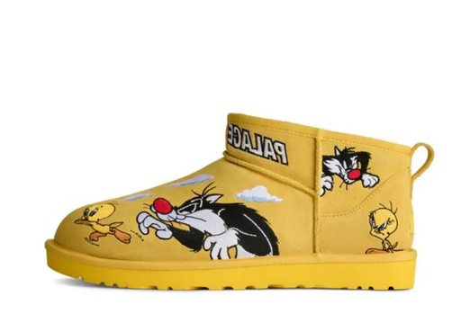 UGG x Palace x Looney Tunes Classic Ultra Mini Boot 'Tweety Yellow' (2025) – authenticated on KLEKT