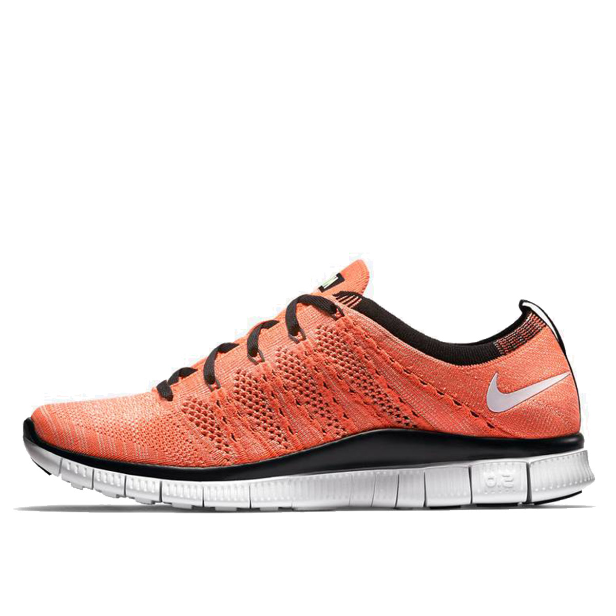 Nike Free Flyknit NSW Hot Lava Orange / Black sneaker – authenticated on KLEKT