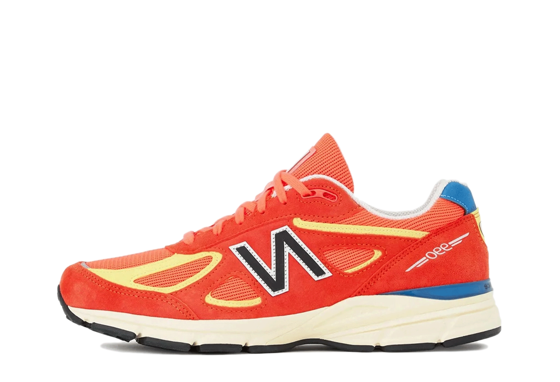 New Balance 990v4 Made in USA 'Bart Simpson' (2026) Urgent Red/Maize/Afterglow sneaker – authenticated on KLEKT