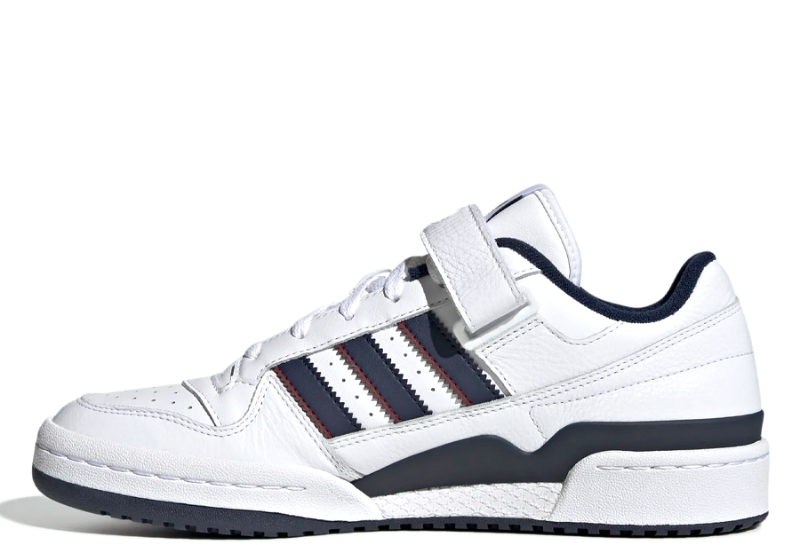 Adidas Forum Low 'White Collegiate Navy' (2022) white/ college gray sneaker – authenticated on KLEKT