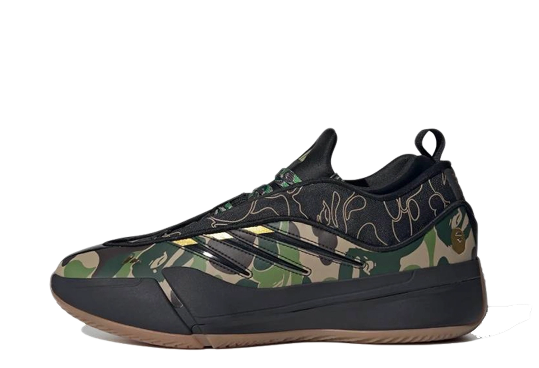 Adidas x BAPE Dame 9 'Core Black' (2024) BLACK sneaker – authenticated on KLEKT