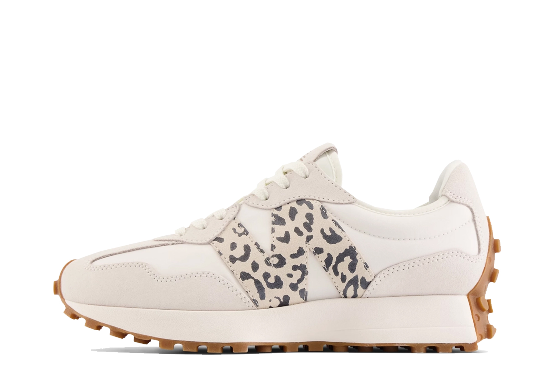 New Balance 327 WMNS 'White Leopard' (2024) Sea Salt/Gum sneaker – authenticated on KLEKT