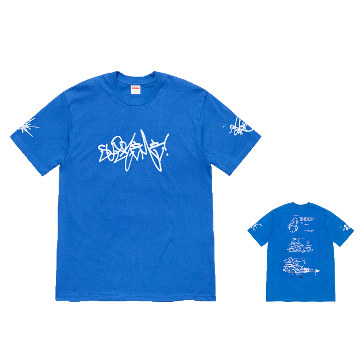 Supreme Rammellzee Tag Tee Royal (SS20) ROYAL sneaker – authenticated on KLEKT