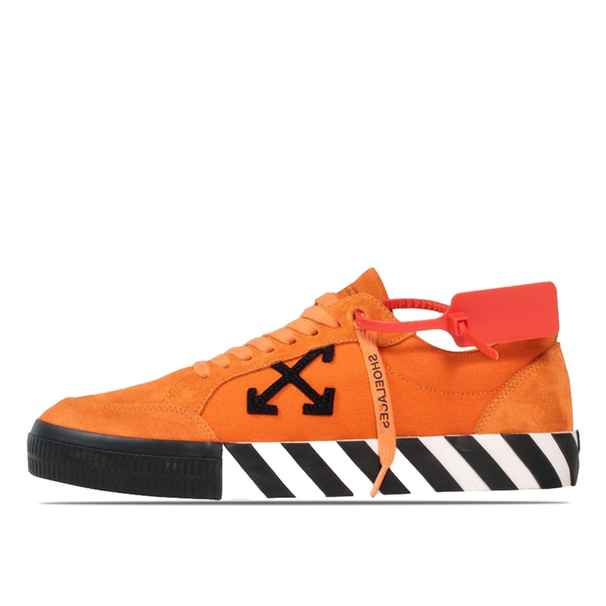 Off White Vulc Low Orange (2019) Orange / Black / White sneaker – authenticated on KLEKT