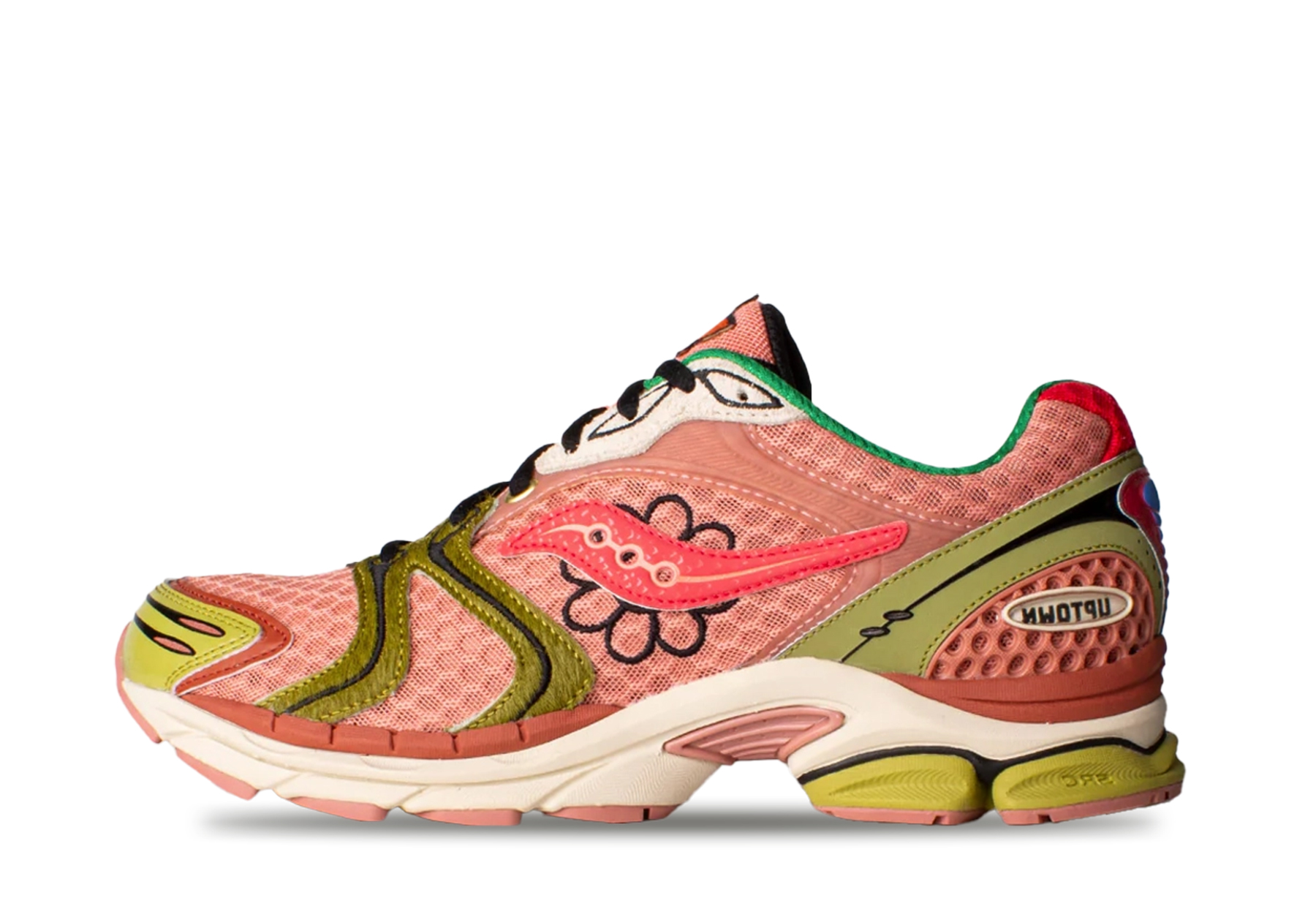 Saucony x Jae Tips Progrid Triumph 4 WMNS ‘Virginia Creeper’ - Flowers Grow Uptown Pack (2025) sneaker – authenticated on KLEKT