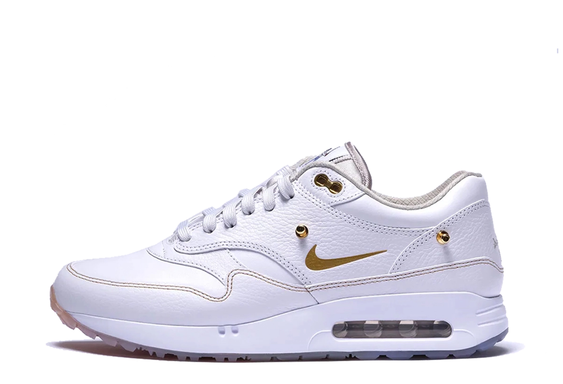 Nike x Eastside Golf Air Max 1 ‘86 G 'Everybody’s Game' (2024) White/Metallic Gold/Pure Platinum/Cool Grey sneaker – authenticated on KLEKT