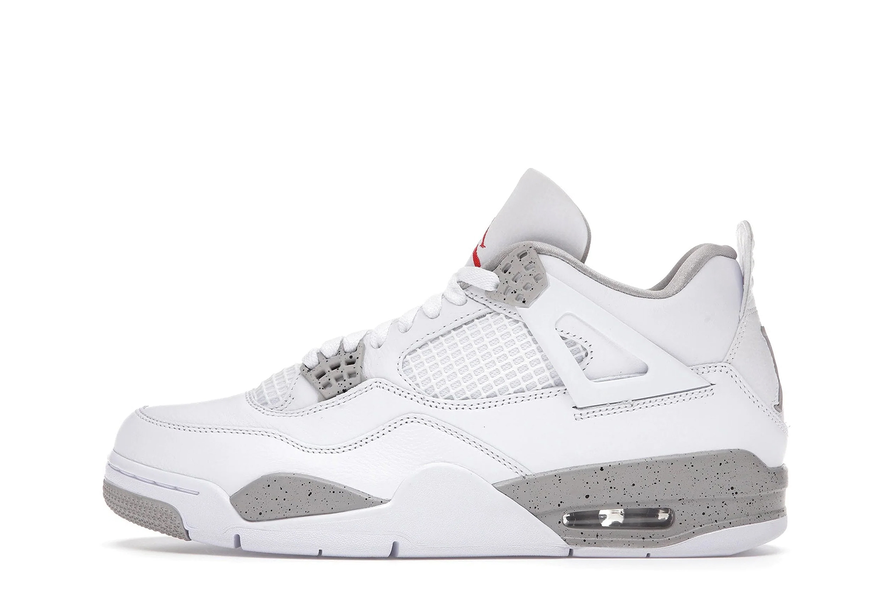 Air Jordan 4 Retro 'Tech White' (2021) WHITE/TECH GREY/BLACK/FIRE RED sneaker – authenticated on KLEKT