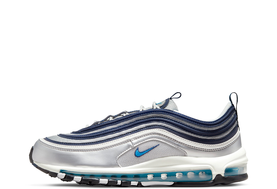 Nike Air Max 97 Metallic Silver Blue (2022) Metallic Silver/Chlorine Blue  sneaker – authenticated on KLEKT