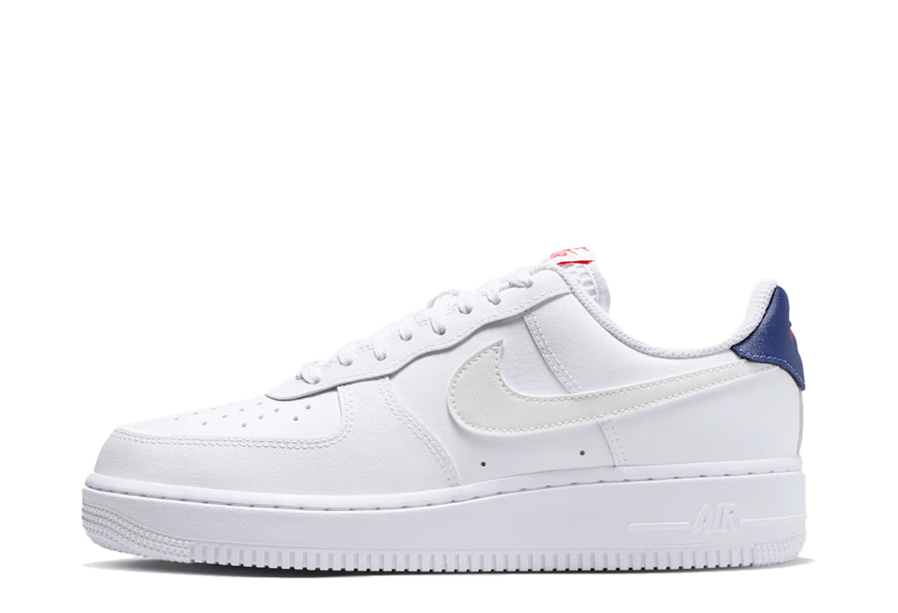 Nike Air Force 1 '07 'White & Blue Void' (2026) White/Blue Void/Fire Red/Metallic Summit White sneaker – authenticated on KLEKT