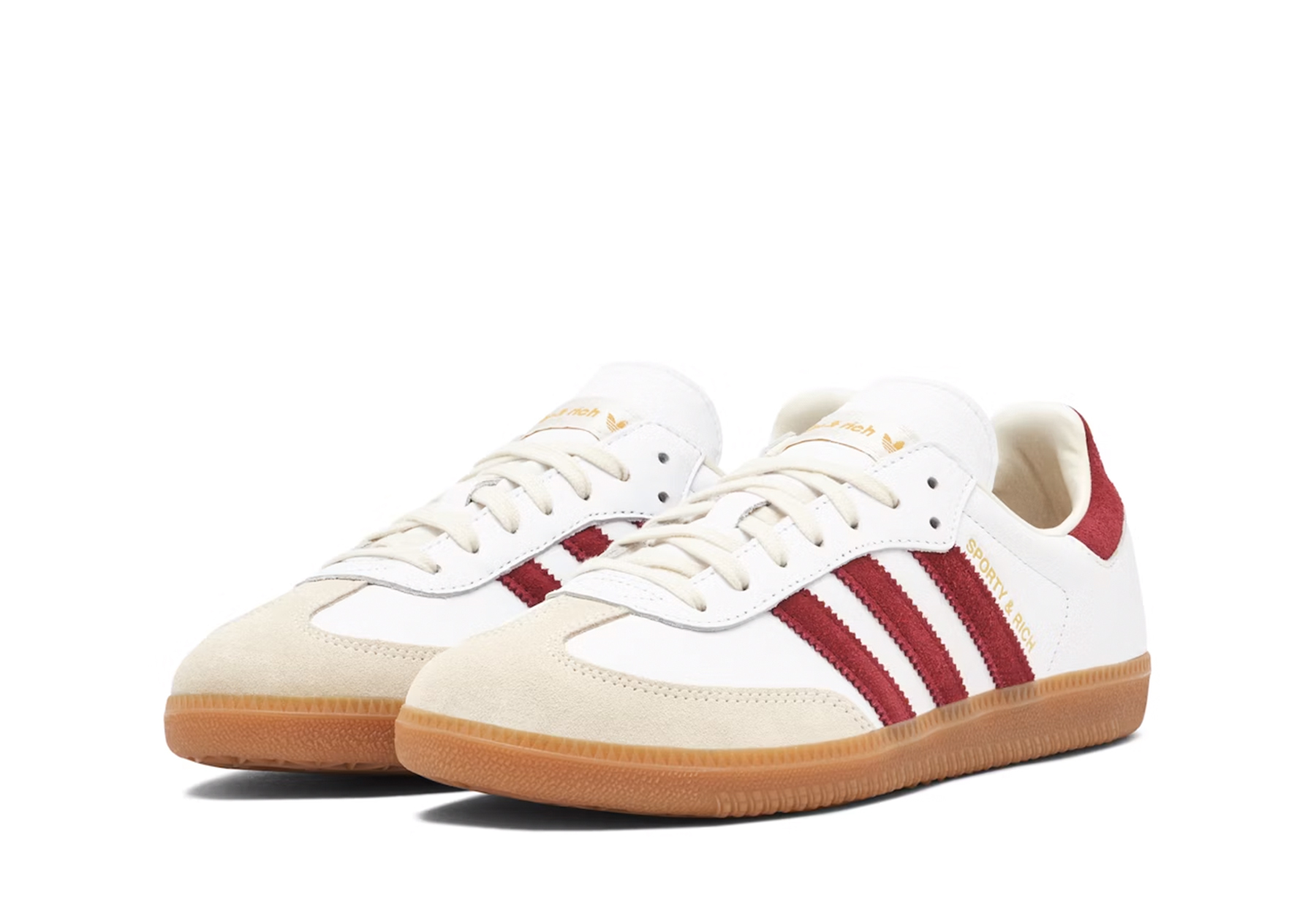 Adidas x Sporty & Rich OG Samba 'White Burgundy' (2023) White/Burgundy sneaker – authenticated on KLEKT