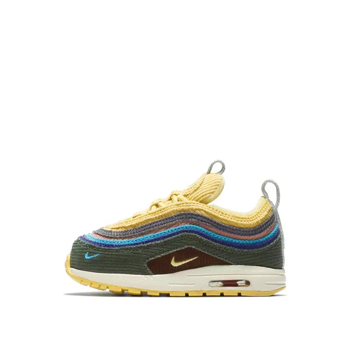 Nike x Sean Wotherspoon Air Max 97/1 Toddler (2018) LIGHT BLUE FURY/LEMON WASH sneaker – authenticated on KLEKT