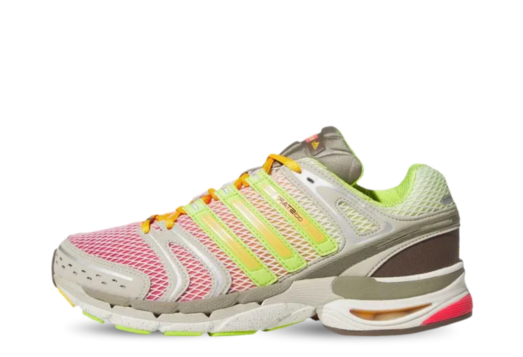 Adidas x Larry June Adistar Control 5 'Semi Lucid Red' (2026) SEMI LUCID RED/SEMI SOLAR SLIME/CLAY sneaker – authenticated on KLEKT