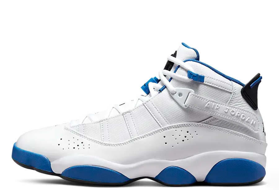 Air Jordan 6 Rings White Sport Blue (2022) white/sports blue sneaker – authenticated on KLEKT