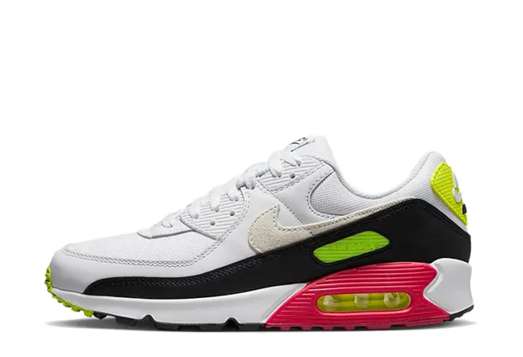 Nike Air Max 90 Volt Rush Pink (2022) White/Black-Volt-Rush Pink sneaker – authenticated on KLEKT